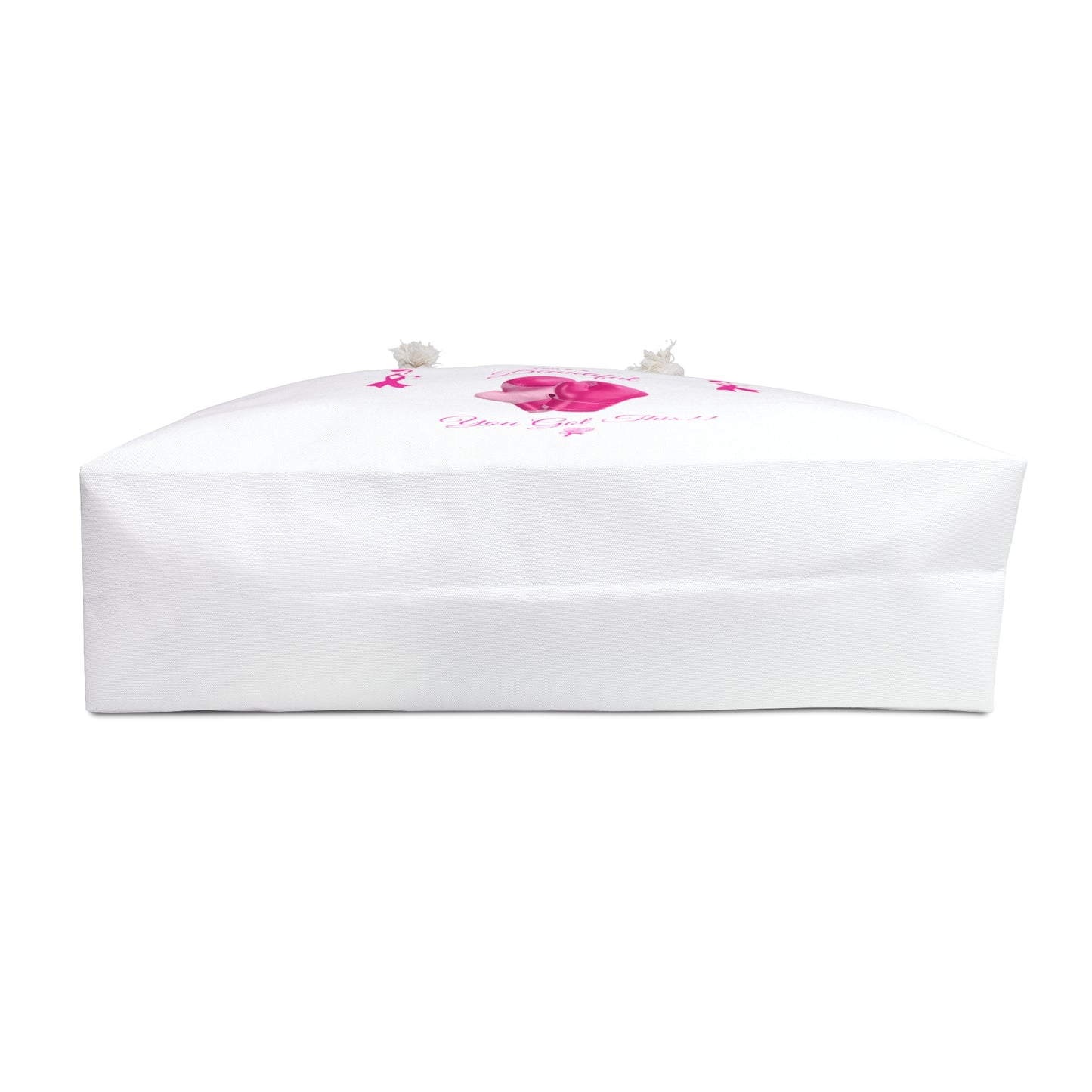 Pink and White Weekender Bag (Breast Cancer Awareness)