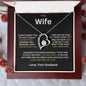 To My Wife Forever Love Necklace