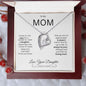To My Mom Forever Love Knot Necklace