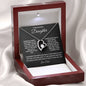 To My Daughter Forever Love Necklace
