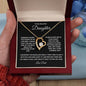 To My Daughter Forever Love Necklace