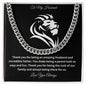 To My Husband  Cuban Link Chain