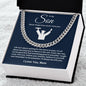TO MY SON CUBAN LINK CHAIN