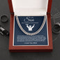 TO MY SON CUBAN LINK CHAIN