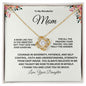 To My Wonderful Mom Love Knot Necklace
