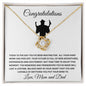 Congratulations! Happy Graduation Beautiful Love Knot Necklace