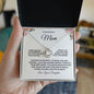 To My Wonderful Mom Love Knot Necklace