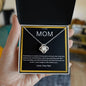 To My Mom Beautiful Love Knot Necklace