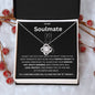 To My Soulmate...Premium Love Knot Necklace