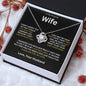 To My Amazing Wife Love Knot Necklace