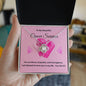 Love Knot Necklace (Breast Cancer Awareness)