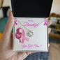 Love Knot Necklace (Breast Cancer Awareness)