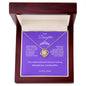 To My Beautiful Daughter Love Knot Necklace