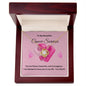 Love Knot Necklace (Breast Cancer Awareness)