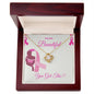 Love Knot Necklace (Breast Cancer Awareness)