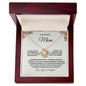 To My Wonderful Mom Love Knot Necklace