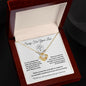 Sorry For Your Loss Love Knot Necklace