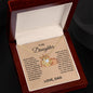 Daughter Gift- Believe In Yourself- Love Knot Necklace