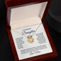 To My Beautiful Daughter Love Knot Necklace