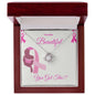 Love Knot Necklace (Breast Cancer Awareness)