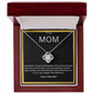 To My Mom Beautiful Love Knot Necklace