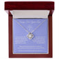 Sorry For Your Loss Love Knot Necklace