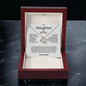 To My Daughter Love Knot Necklace