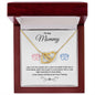 To My Mommy Interlocking Heart Necklace