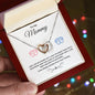 To My Mommy Interlocking Heart Necklace