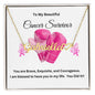 Beautiful Name Necklace (Breast Cancer Awareness)