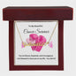 Beautiful Name Necklace (Breast Cancer Awareness)