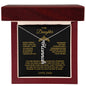 To My Daughter Name Necklace