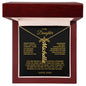 To My Daughter Name Necklace