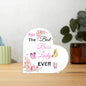 Heart Shaped Acrylic Plaque BOSS LADY!