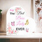 Heart Shaped Acrylic Plaque BOSS LADY!