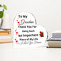 Heart Shaped Acrylic Plaque
