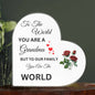 Heart Shaped Acrylic Plaque