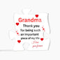 Acrylic Puzzle Plaque Best Grandma Ever!!
