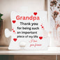 Acrylic Puzzle Plaque Best Grandpa Ever!!