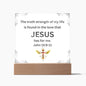 Square Acrylic Plaque A Beautiful Gift!