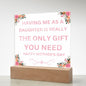 Acrylic Square Plaque Happy Mother's Day