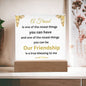 Square Acrylic Plaque My Best Friend