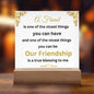 Square Acrylic Plaque My Best Friend