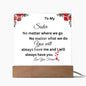 Square Acrylic Plaque