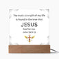 Square Acrylic Plaque A Beautiful Gift!