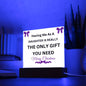 Square Acrylic Plaque!