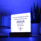 Square Acrylic Plaque A Beautiful Gift!