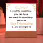 Square Acrylic Plaque My Best Friend
