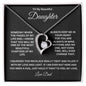 To My Daughter Forever Love Necklace