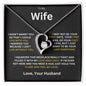 To My Wife Forever Love Necklace
